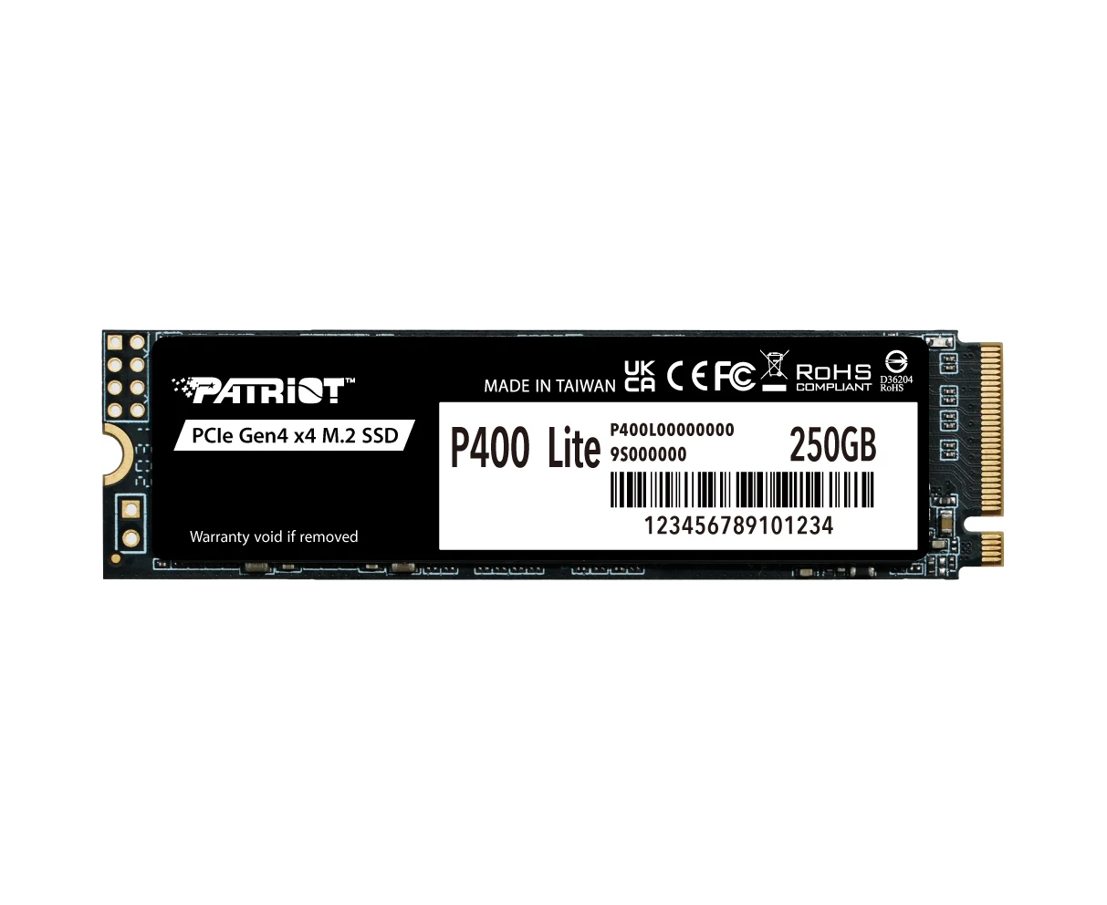 SSD PATRIOT P400 Lite P400 LP250 GM28 H M.2 2280 PCIE 250 GB