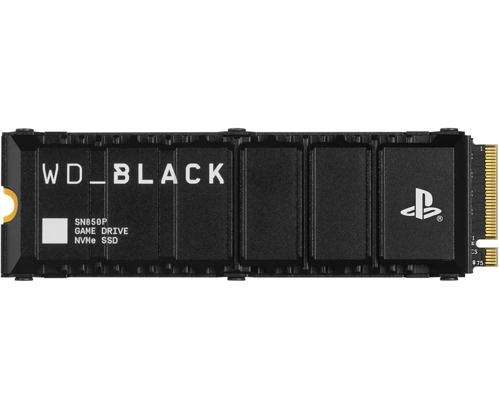 SSD WD Black SN850 P (WDBBYV0040 BNC-WRSN) 4 TB, M.2 2280, PCI-E 4x4, R/W - 7300/6600 MB/s 3 D-NAND (Works with PS5)