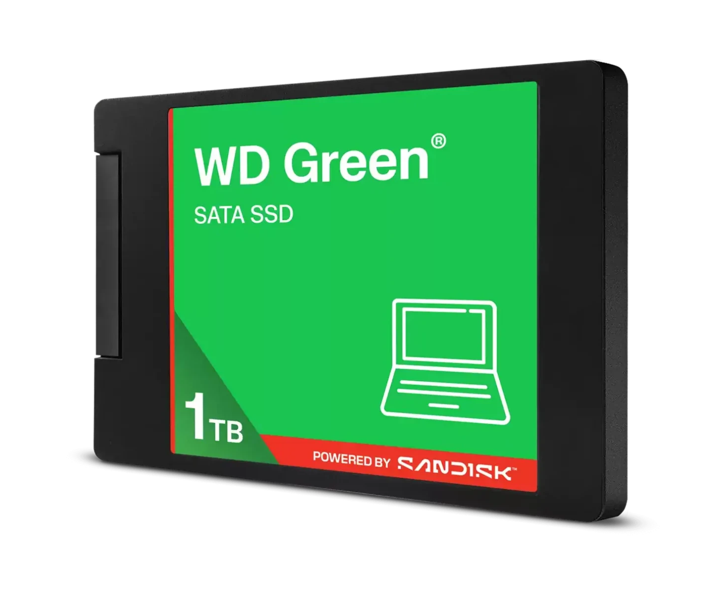 SSD WD Green WDS100 T5 G0 A 1 TB, 2.5", SATA III, R/W - 545/510 MB/s 3 D-NAND