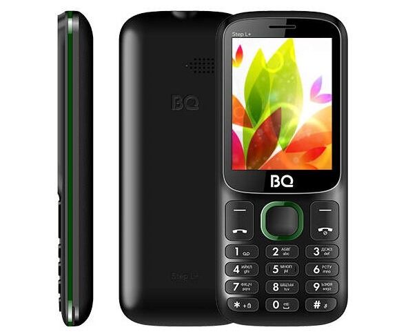 Мобильный телефон BQ 2440 Step L+ Black Green