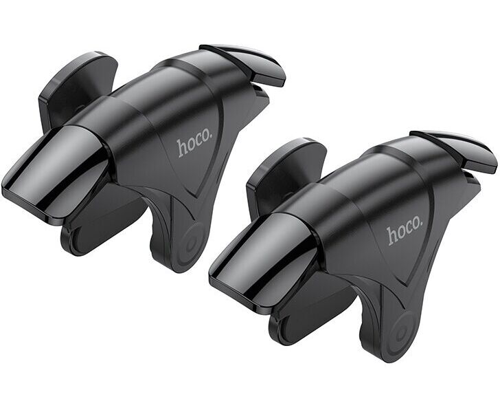 Игровой триггер для смартфона HOCO GM5 Wolf mobile game buttons (черный, металик, серый)