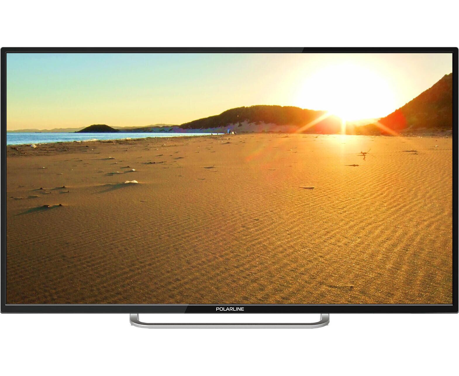 42" Телевизор Polar Line 42 PL11 TC-SM чёрный 1920x1080, Full HD, 50 Гц, WI-FI, SMART TV, HDMI, USB, DVB-C, DVB-T2 Family