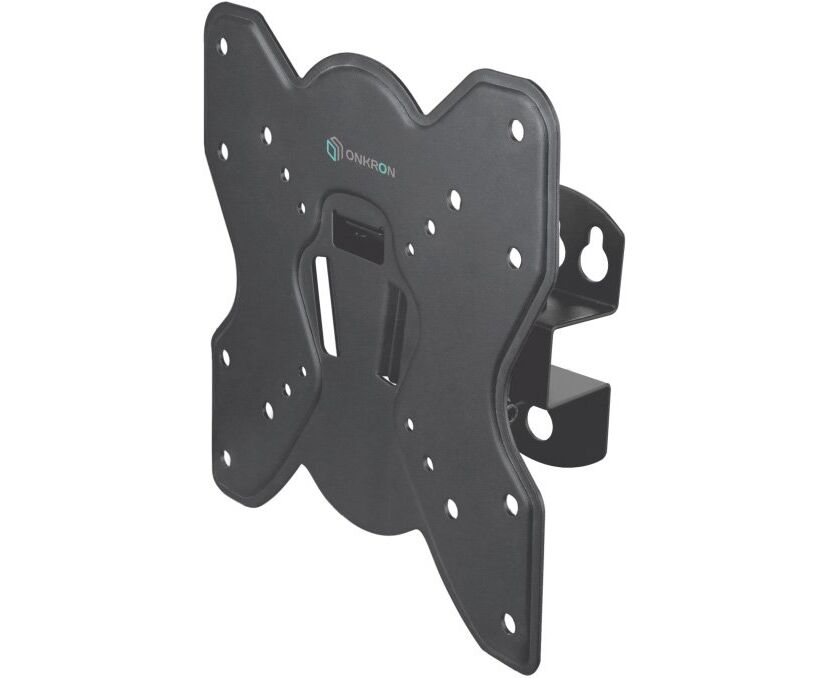 17''-42'' Кронштейн ONKRON BASIC M3 S Наклонно-поворотный, черный, макс 200*200 мм, наклон -+ 8º, поворот: 45°, от стены 85 мм, макс вес 35кг