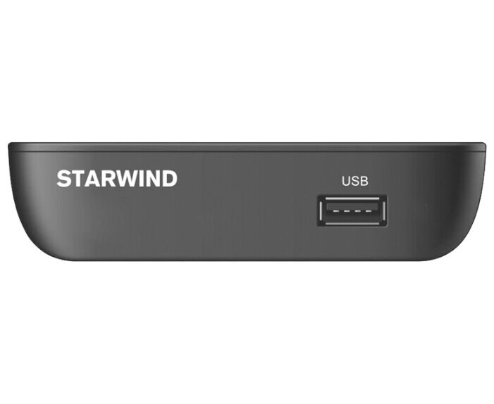 Ресивер DVB-T2 Starwind CT-160 черный DVB-T2/DVB-C/IPTV