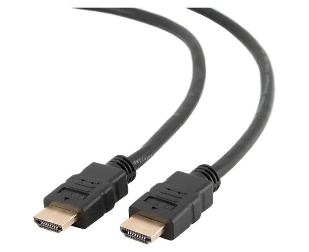 Кабель Gembird HDMI 1м, v1.4, 19 M/19 M, серия Light, черный, позол.разъемы, экран (CC-HDMI4 L-1 M)