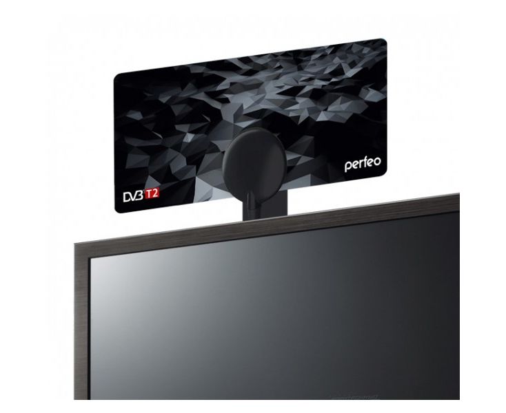 Антенна ТВ Perfeo "PLANE", пассивная, DVB-T2 (PF-TV3214)