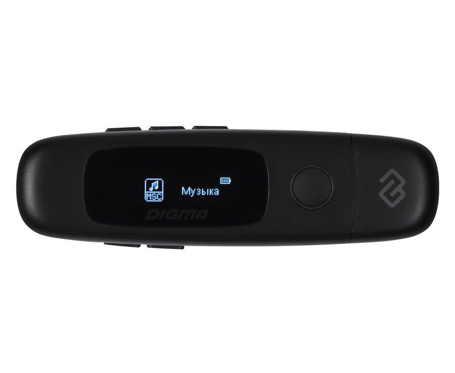 Плеер Flash Digma U4 8 Gb черный