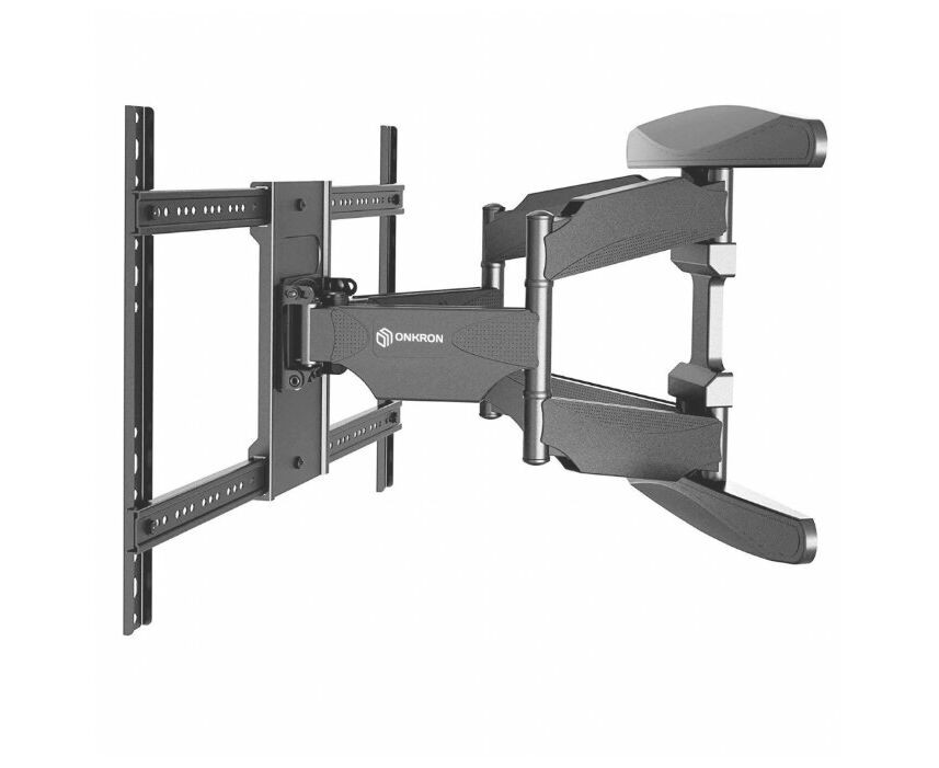 40"-70" Кронштейн ONKRON M6 L Наклонно-поворотный, белый, макс 400*600, наклон -5°/+8°, поворот ±140° Макс нагрузка 45,5кг, от стены 54-500мм