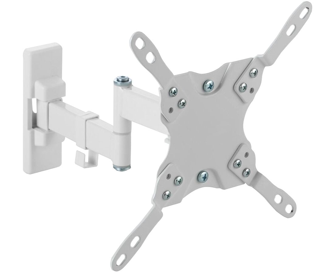 Кронштейн для телевизора Ultramounts UM 866 W белый 13"-42" до 20кг поворот и наклон