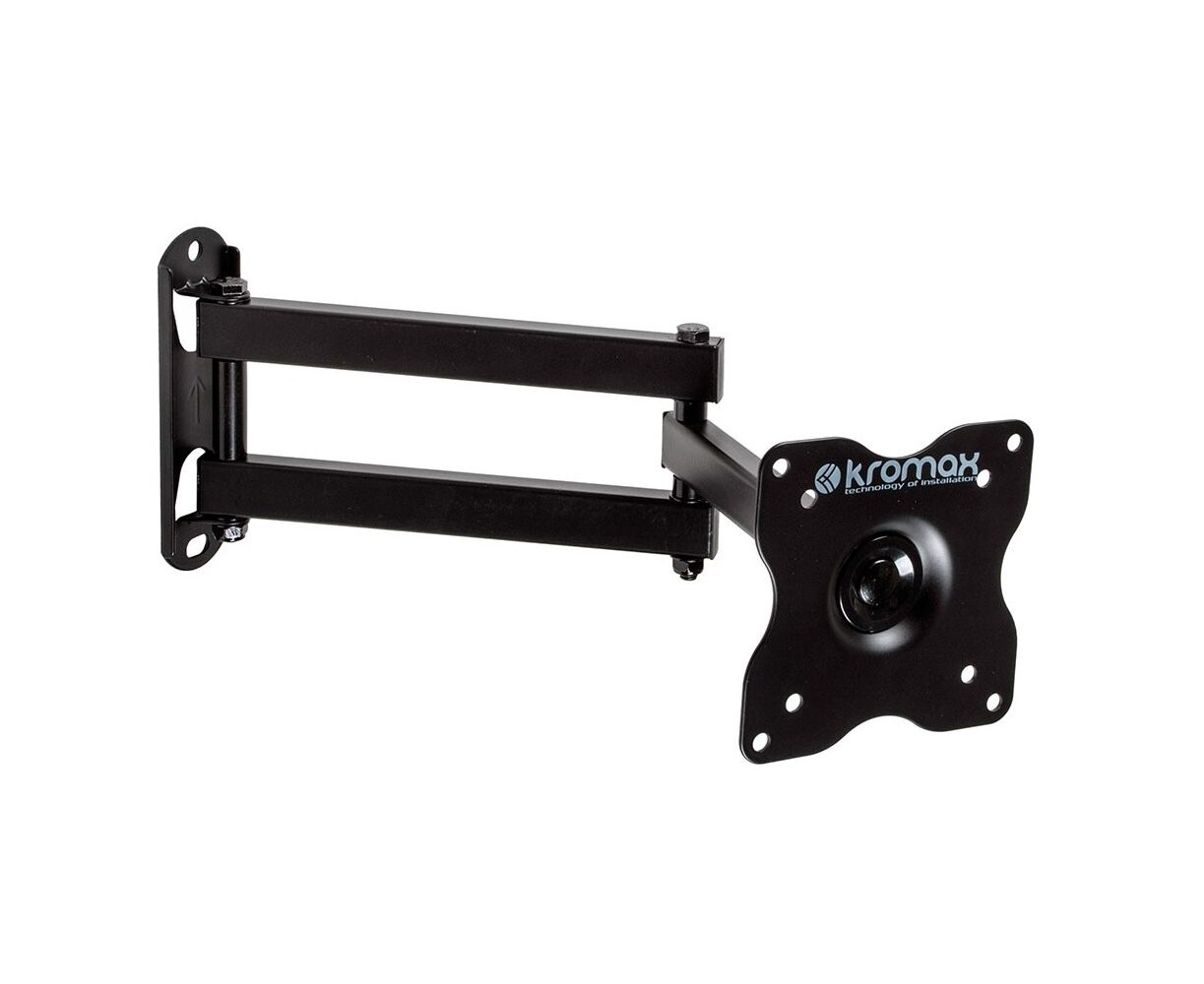 15"-28" Кронштейн Kromax DIX-15 Наклонно-поворотный черный макс.30кг
