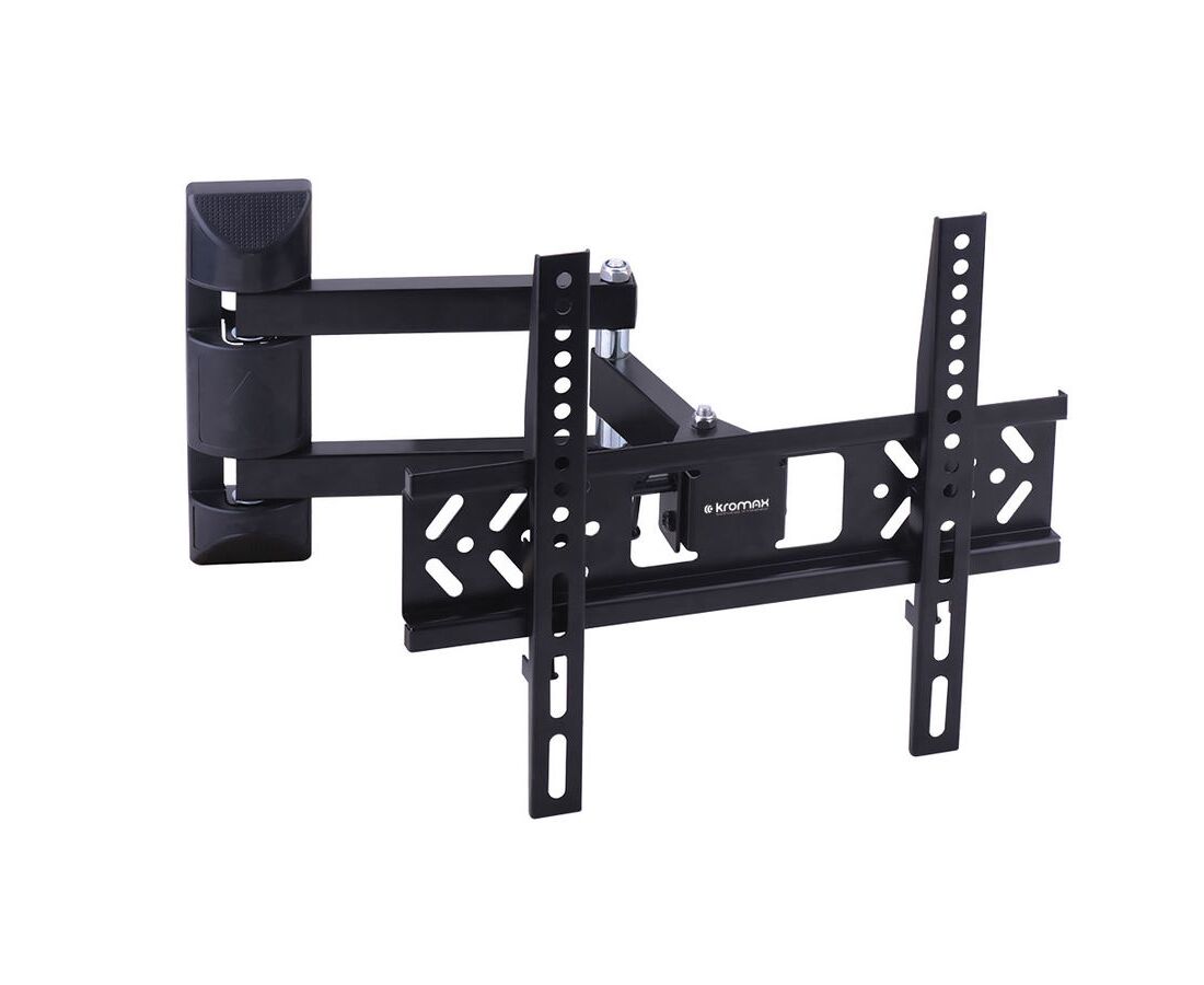 Кронштейн Kromax PIXIS-XS черный 22"-55" макс.30кг поворотно-выдвижной и наклонный
