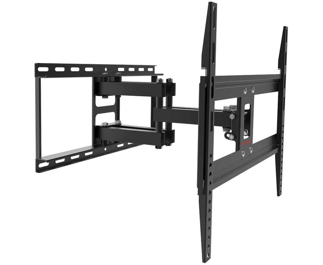 26"-65" Кронштейн Arm media COBRA-50 black Наклонно-поворотный max 35 кг. 4 ст св., нак. + 15° -5°, пов. 160°, от ст. 72-385 мм., max VESA 400x400