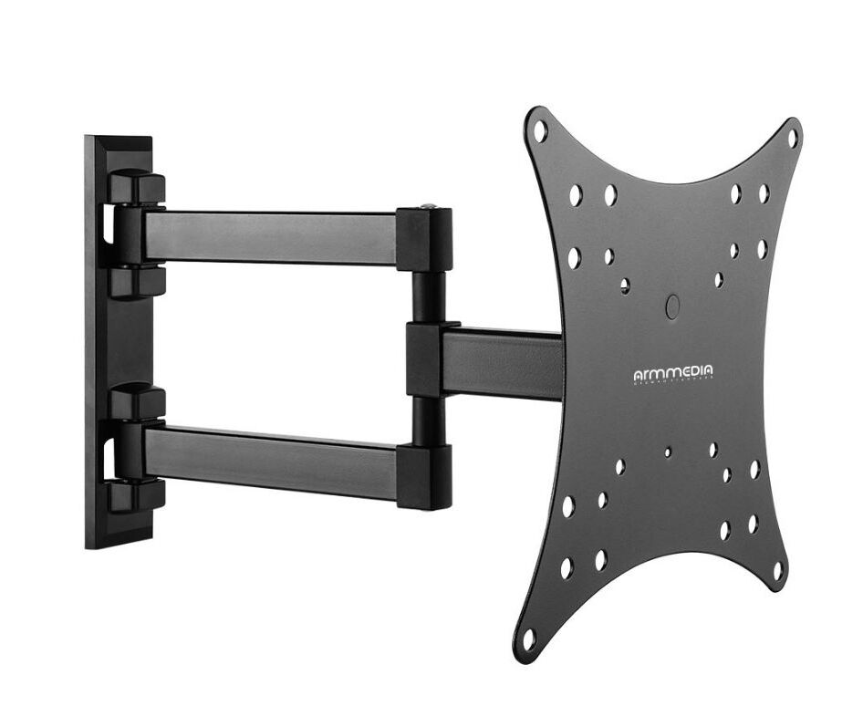 20"-43" Кронштейн Arm media MARS-4 black Наклонно-поворотный max 20 кг, 5 ст св., нак. 3-10°, пов. 180° от ст. 44-282 мм. max VESA 200x200 мм.