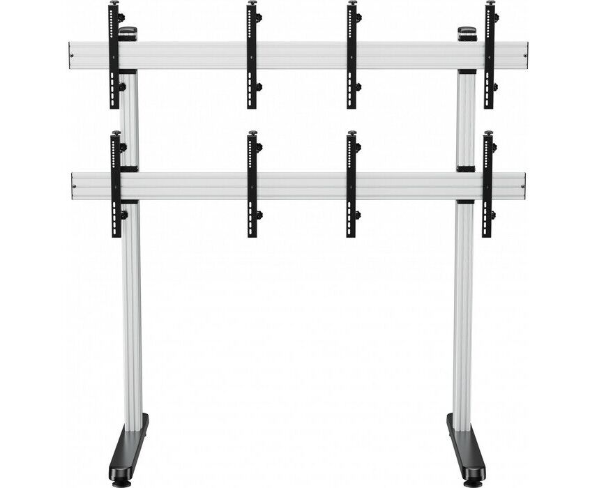 Стойка для телевизора Cactus CS-FS-TV4-Pro черный 32"-70" макс.50кг напольный мобильный