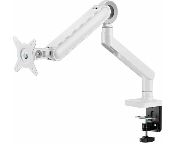 Кронштейн для мониторов Ultramounts UM719 W белый 17"-35" макс.10.5кг крепление к столешнице поворот и наклон