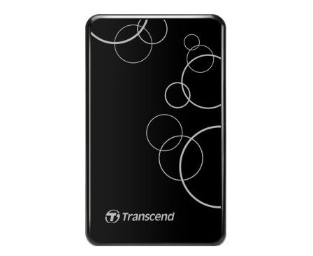 HDD ext 2.5" 1.0 TB USB3.0 Transcend Store Jet 25 A3, ударопрочный, чёрный (TS1 TSJ25 A3 K)