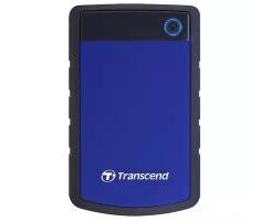 HDD ext 2.5" 2.0 TB USB3.0 Transcend Store Jet 25 H3, прорезиненный, синий (TS2 TSJ25 H3 B)