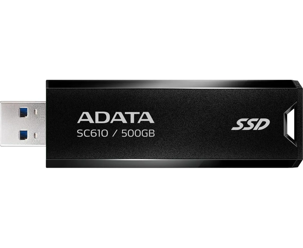 Внешний SSD ADATA SC610-500 G-CBK/RD USB3.2 500 GB