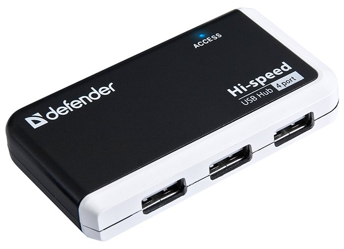 USB-HUB DEFENDER Quadro Infix (83504) USB2 4 Port