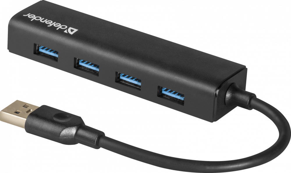 USB-HUB DEFENDER Quadro (83204) USB3 4 Port