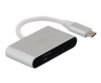 Кардридер Digma (CR-С2501-S) Type C серебристый