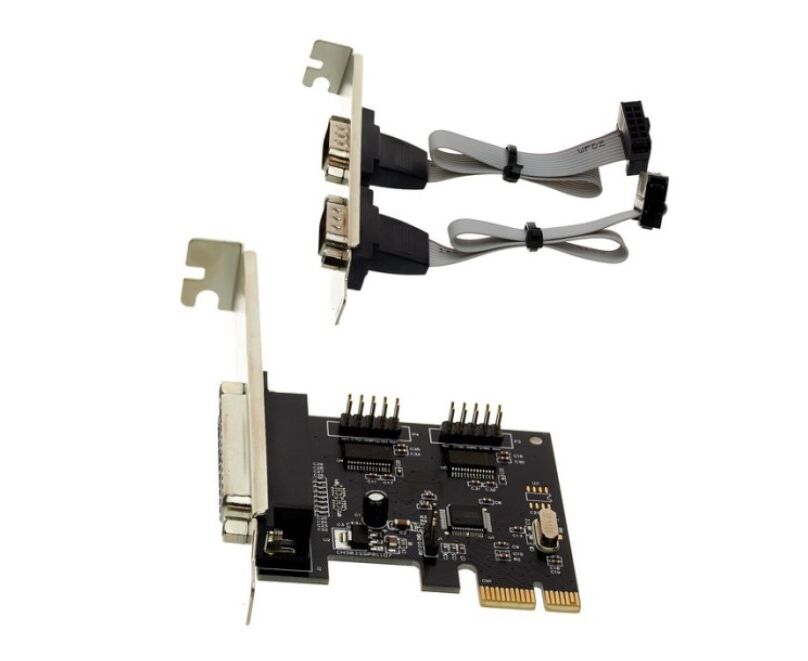 Контроллер Exegate EXE-303 EX281226 RUS PCI-E, 2*COM port + 1*LPT (OEM)