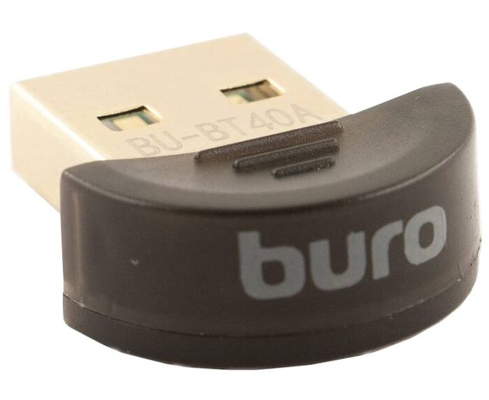 Адаптер USB Buro BU-BT40 A Bluetooth 4.0+EDR class 1.5 20м черный