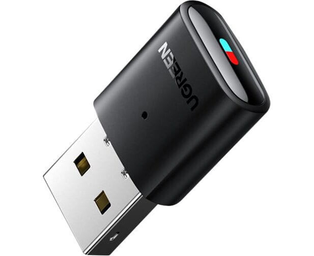 Адаптер UGREEN CM408 10928 USB2.0 Bluetooth Transmitter 5.0 For Switch/PS Black