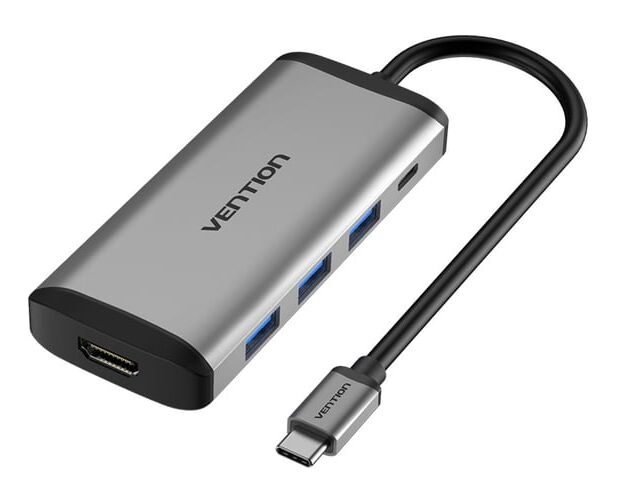 Мультифункциональный хаб Vention CNBHB USB Type C 5 в 1