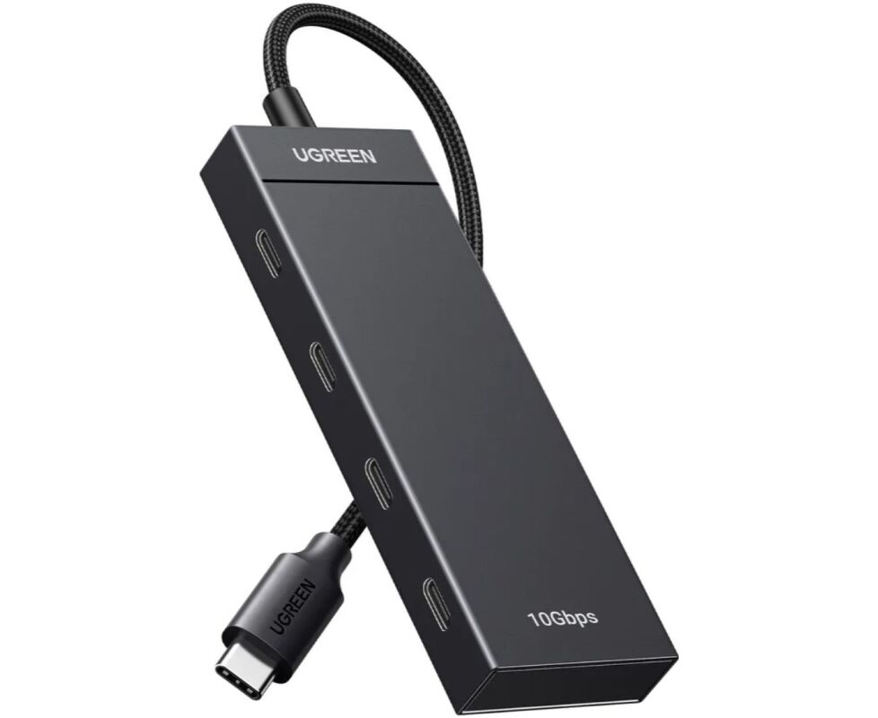 Хаб UGREEN CM806 (35584) USB-C to 4x USB-C HUB without PD Black