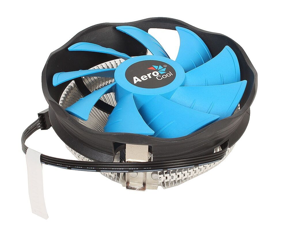 Охладитель Aero Cool Verkho Plus, Multi Sockets, TPD 90 W, 4-pin PWM, fan Ф120x25mm, 1000-2000rpm, 29,45-57,23 d BA, 10.4-25.4 CFM, HDA (гидродинамический подшипник), MTBF 60000hrs