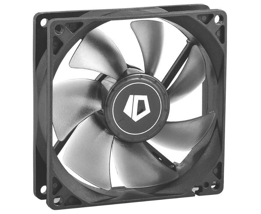 Вентилятор ID-COOLING NO-9225-SD 92x92x25мм (156шт./кор, 3pin, черный, 1500об/мин) BOX