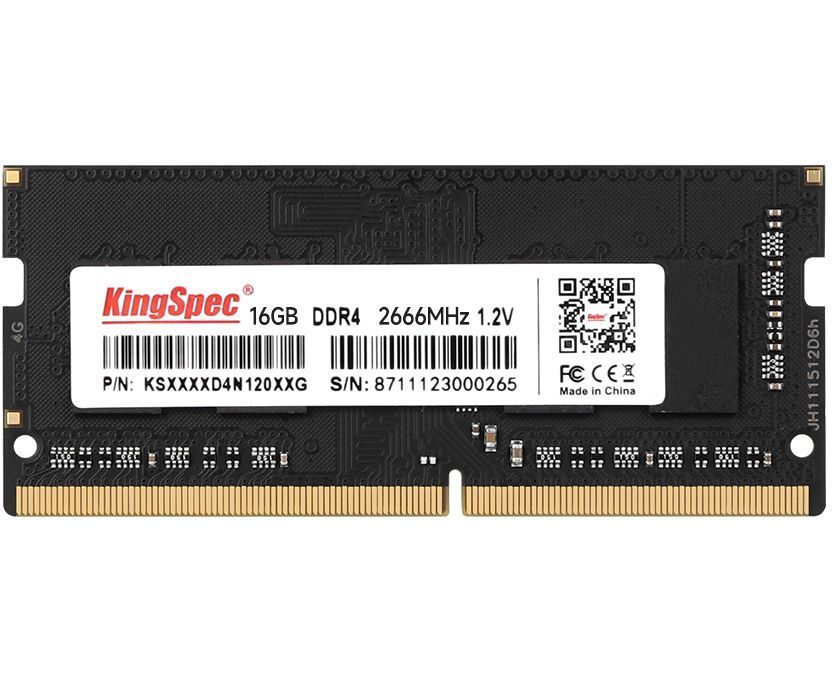 ОЗУ Kingspec KS2666 D4 N12016 G DDR4 16 Gb 2666 M Hz RTL SO-DIMM 204-pin 1.35 В