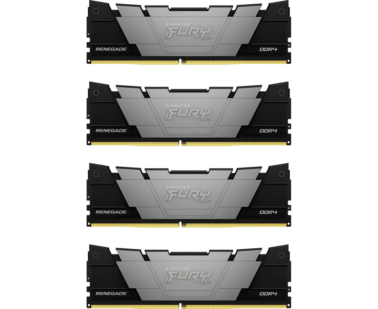 ОЗУ Kingston Fury Renegade Black KF436 C16 RB2 K4/32 32 GB 3600 M Hz DDR4 CL16 DIMM (Kit of 4)