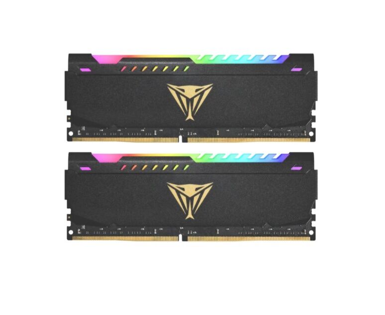 ОЗУ Patriot Memory DDR 4 DIMM 32 Gb (16 Gbx2) PC28800, 3600 Mhz, CL20, PATRIOT Viper Steel RGB Kit (PVSR432 G360 C0 K) (retail)
