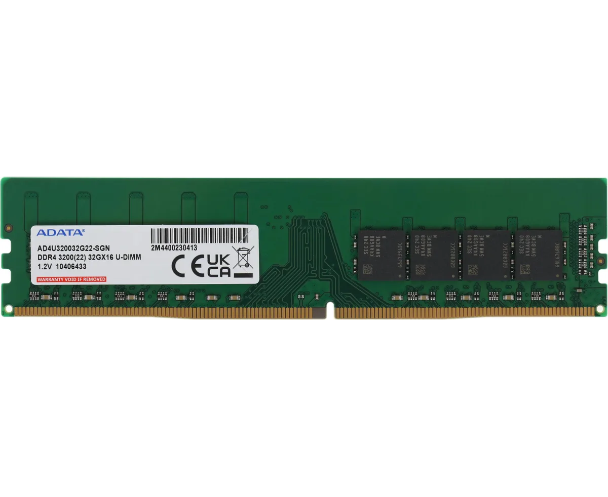 ОЗУ ADATA AD4 U320032 G22-SGN DIMM 32 GB PC25600 DDR4