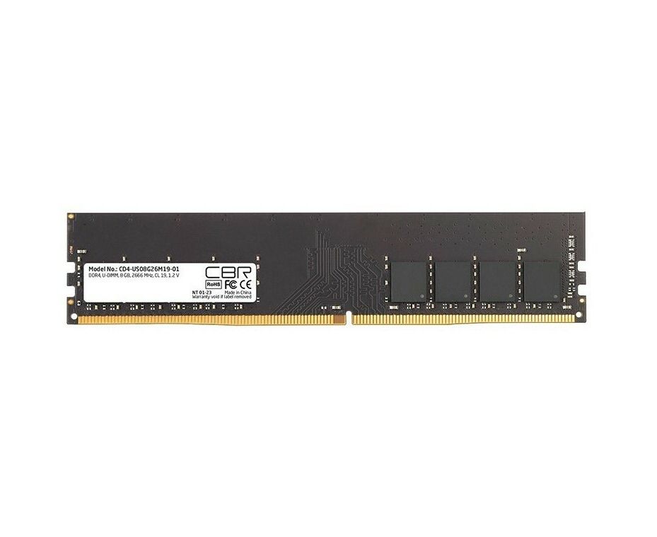 ОЗУ CBR (CD4-US08 G26 M19-01) DDR4 DIMM (UDIMM) 8 GB PC4-21300, 2666 M Hz, CL19