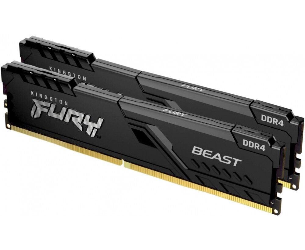 RAM 64 GB (2x32) DDR4-3600 Kingston Fury Beast Black CL18 DIMM KF436 C18 BBK2/64
