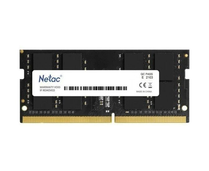 ОЗУ Netac Basic (NTBSD5 N48 SP-16) DDR5 SODIMM 16 Gb, 4800 M Hz, CL40, 1.1 V