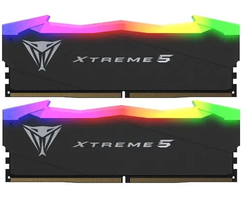 ОЗУ Patriot Viper Xtreme RGB PVXR532 G76 C36 K DDR5 2x16 Gb 7600 M Hz RTL Gaming PC5-60800 CL36 DIMM 288-pin 1.45 В с радиатором Ret
