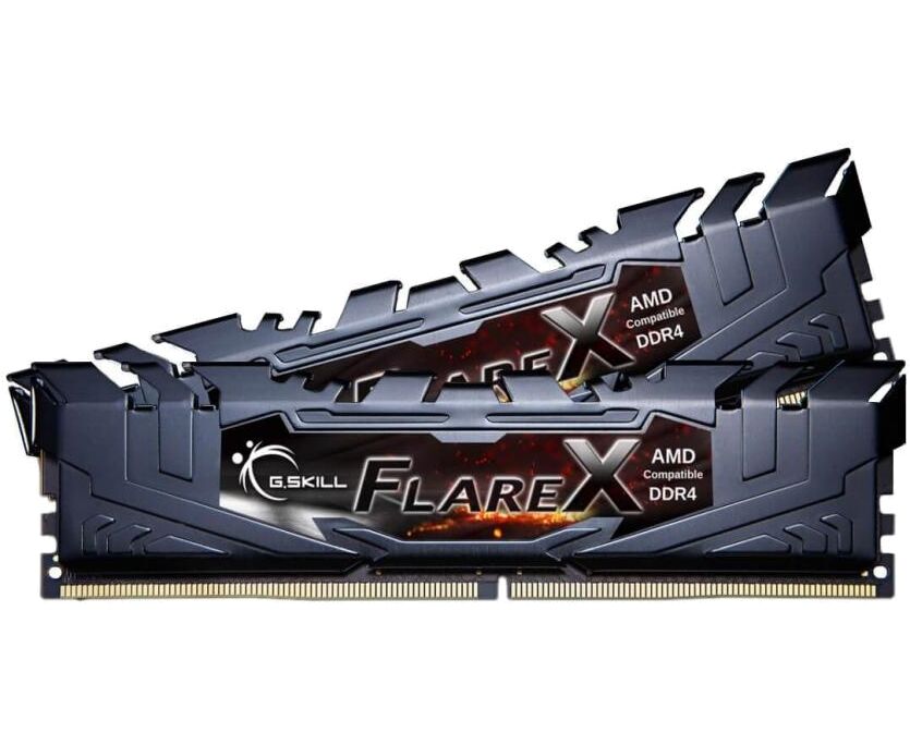 ОЗУ G.SKILL Flare X AMD F4-3200 C16 D-32 GFX Black, DIMM DDR4 32 GB 2x16 GB kit 3200 M Hz CL16 1.35 V