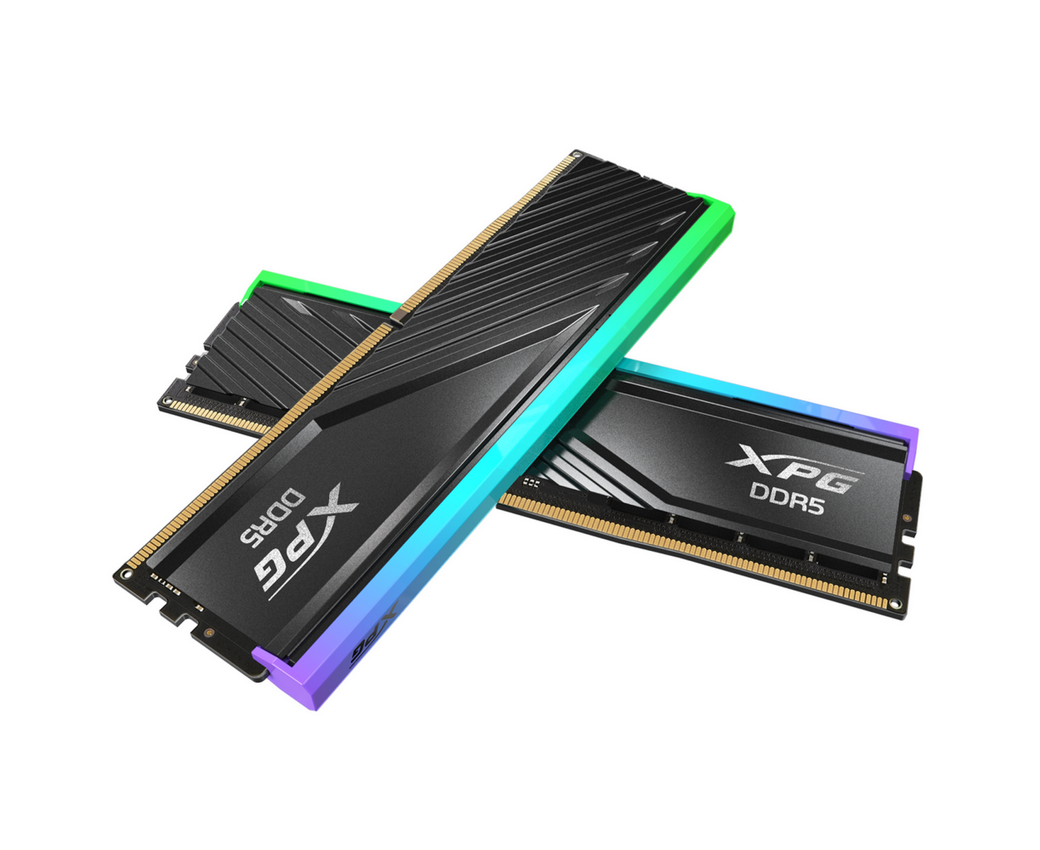 ОЗУ ADATA XPG Lancer Blade RGB black (AX5 U6000 C3416 G-DTLABRBK) 32 GB DDR5 RGB 6000 (PC5 48000) DIMM kit 2*16, 1.35 V, CL34