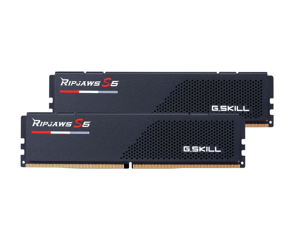 ОЗУ G.SKILL Ripjaws S5 64 GB (F5-5600 J3636 D32 GX2-RS5 K) (2x32 GB) DDR5 5600 M Hz CL36 (36-36-36-89) 1.25 V / Black