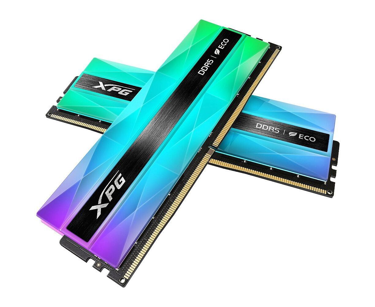 ОЗУ ADATA AX5 U6400 C3216 G-DCLANRSG DDR5 DIMM 32 GB 6400 M Hz 2*16 GB 32-39-39 Silver Gray RGB