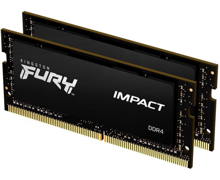 ОЗУ Kingston KF432 S20 IBK2/64 64 GB 3200 M Hz DDR4 CL20 SODIMM (Kit of 2) FURY Impact