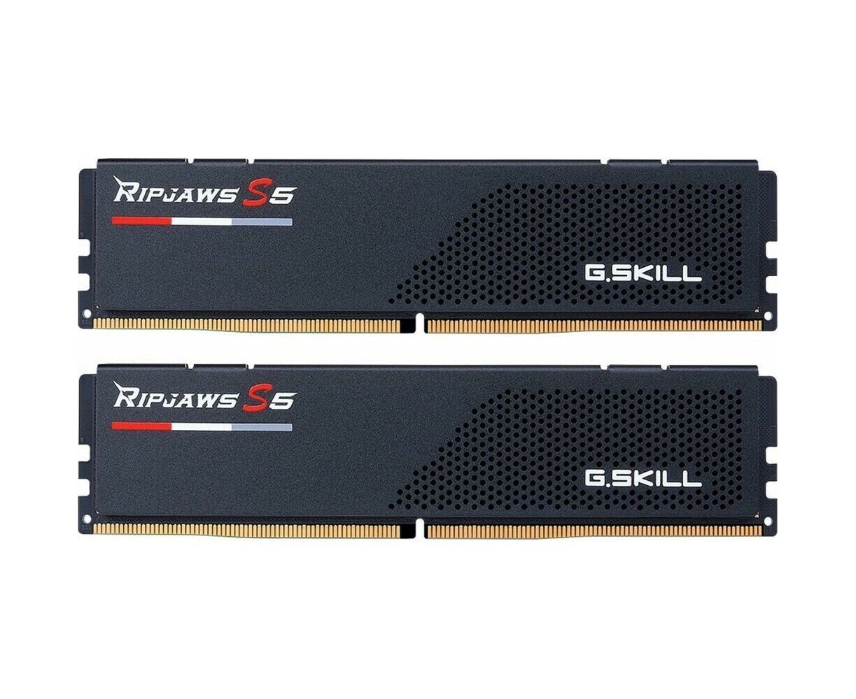 ОЗУ G.SKILL Ripjaws S5 64 GB (F5-6000 J3636 F32 GX2-RS5 K) (2x32 GB) DDR5 6000 M Hz CL36 (36-36-36-96) 1.35 V / Black