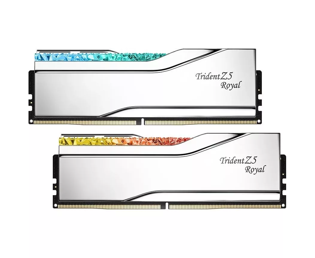 ОЗУ G.SKILL Trident Z5 Royal RGB (F5-7600 J3646 G16 GX2-TR5 S) 32 GB (2x16 GB) DDR5 7600 M Hz CL36 (36-46-46-121) 1.4 V