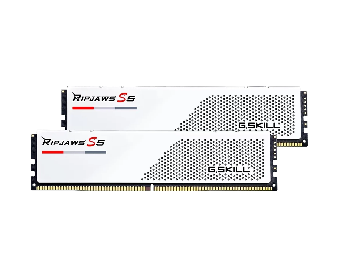 ОЗУ G.SKILL Rip Jaws S5 96 GB (F5-5200 J4040 A48 GX2-RS5 W) (2x48 GB) DDR5 5200 M Hz CL40 (40-40-40-83) 1.1 V / White