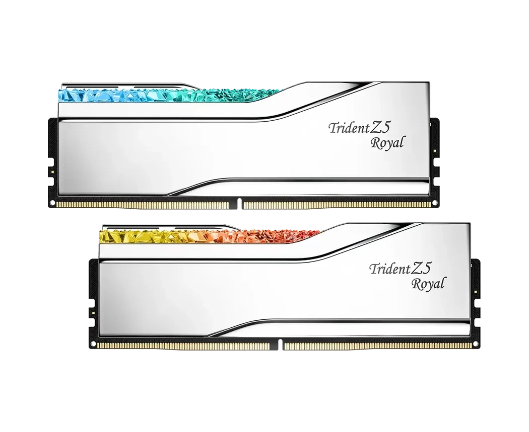 ОЗУ G.SKILL Trident Z5 Royal RGB 64 GB (F5-6000 J2836 G32 GX2-TR5 S) (2x32 GB) DDR5 6000 M Hz CL28 (28-36-36-96) 1.40 V