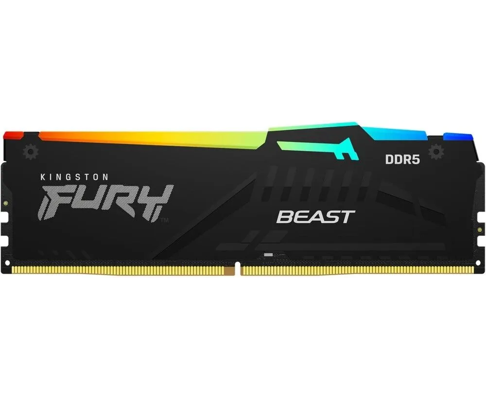 ОЗУ Kingston Fury Beast RGB (KF556 C40 BB2 A-32) 32 GB 5600 MT/s DDR5 CL40 DIMM